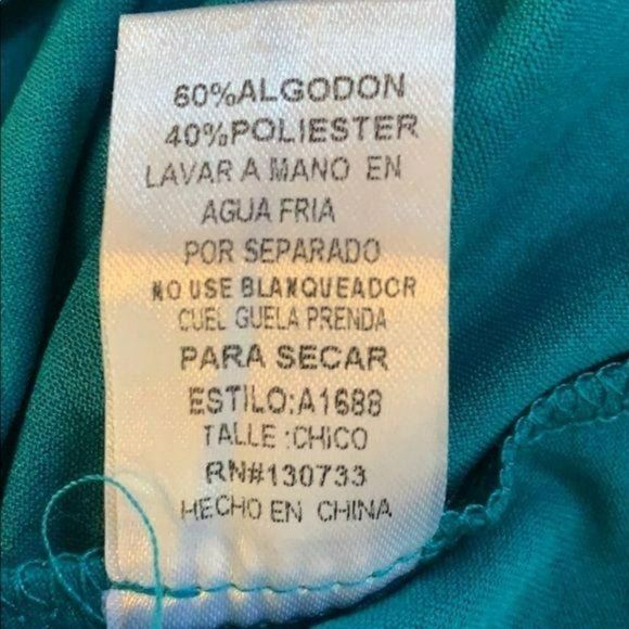 Umgee Woman's‎ Teal Blue Flutter Sleeve Tunic Dress Size Small - Picture 9 of 10